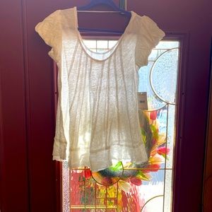 Free People White Top